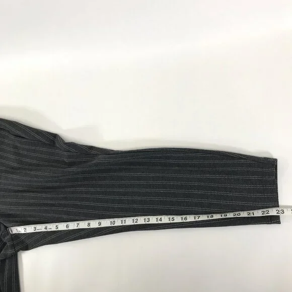 Torrid Studio Pixie Luxe Ponte Skinny Pant Women's Plus Size 1/1X Gray Stripe - Picture 7 of 12